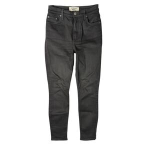 Reformation High Rise Skinny Jeans Stretch Denim Black Womens 25